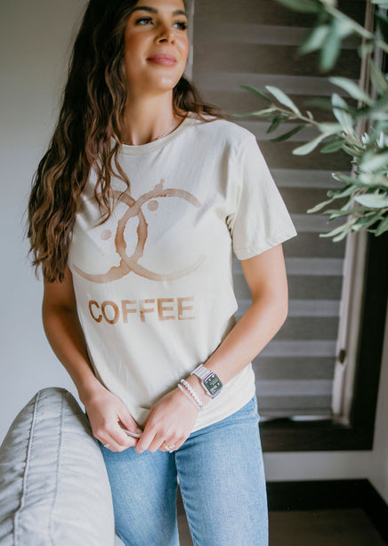 Coffee Stain Graphic Tee