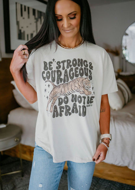 Strong and Courageous Graphic Tee