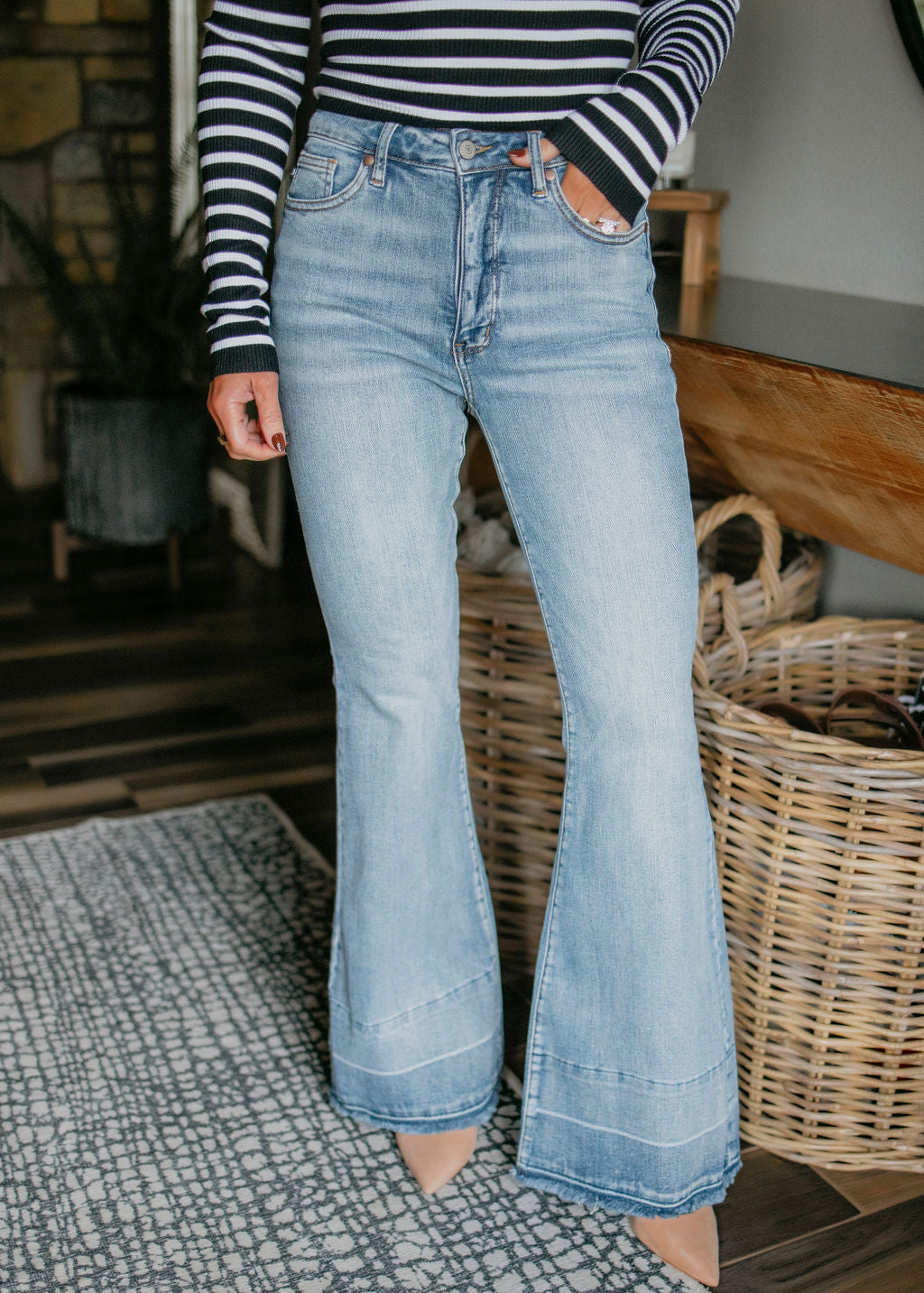 image of Gwen Judy Blue Flare Jean