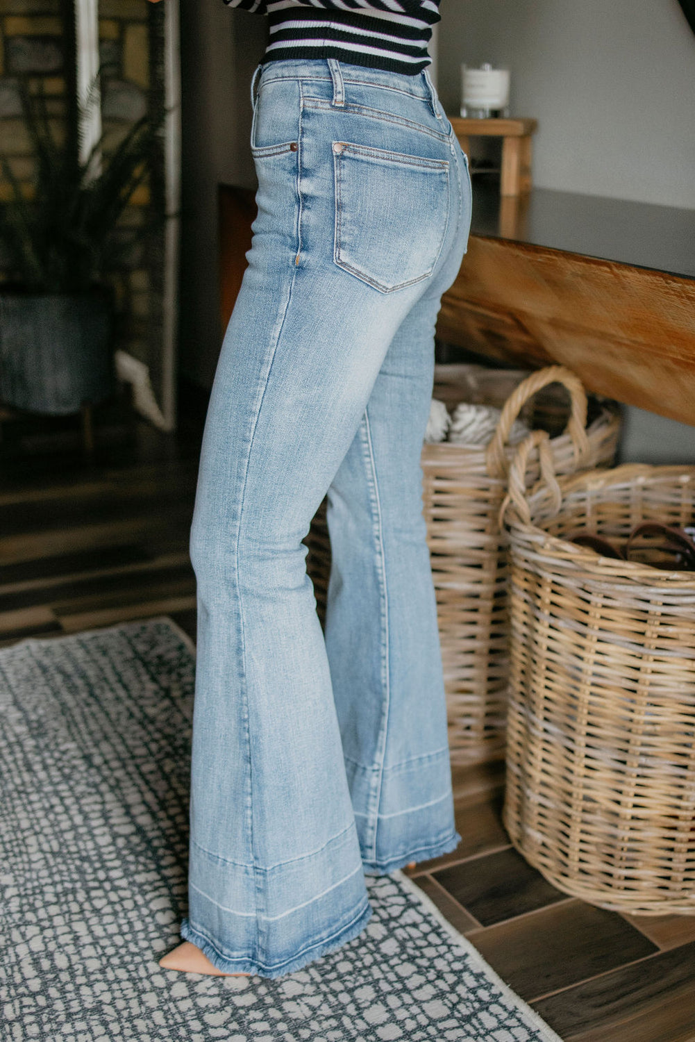 Gwen Judy Blue Flare Jean