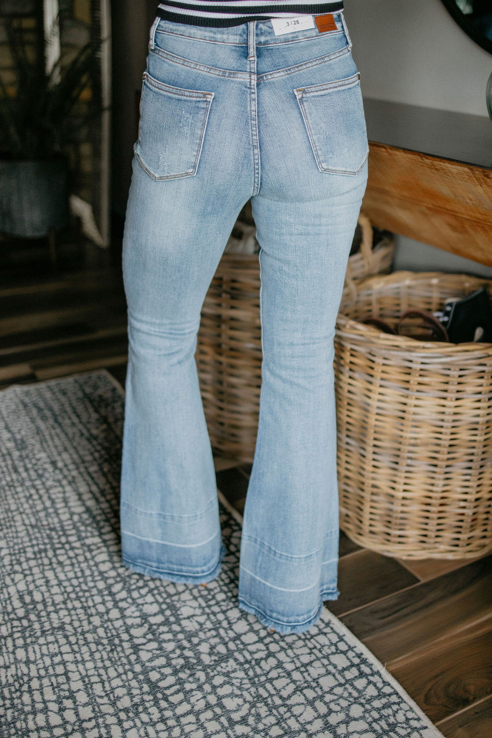 Gwen Judy Blue Flare Jean