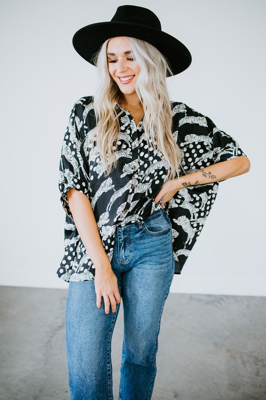 image of Easy Tiger Printed Top