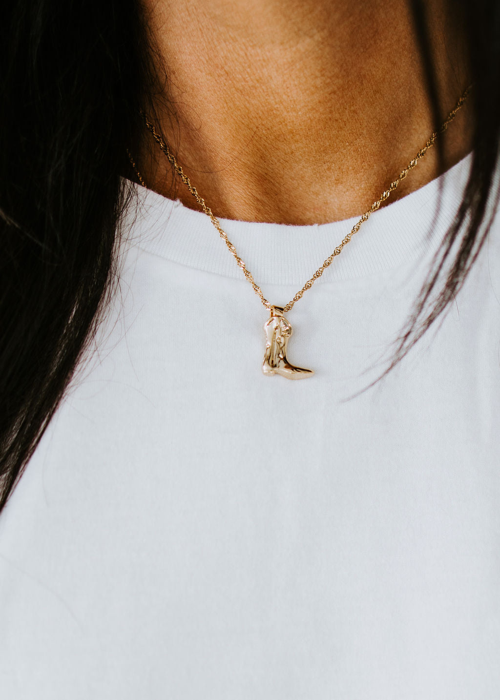 Cowboy Boot Necklace