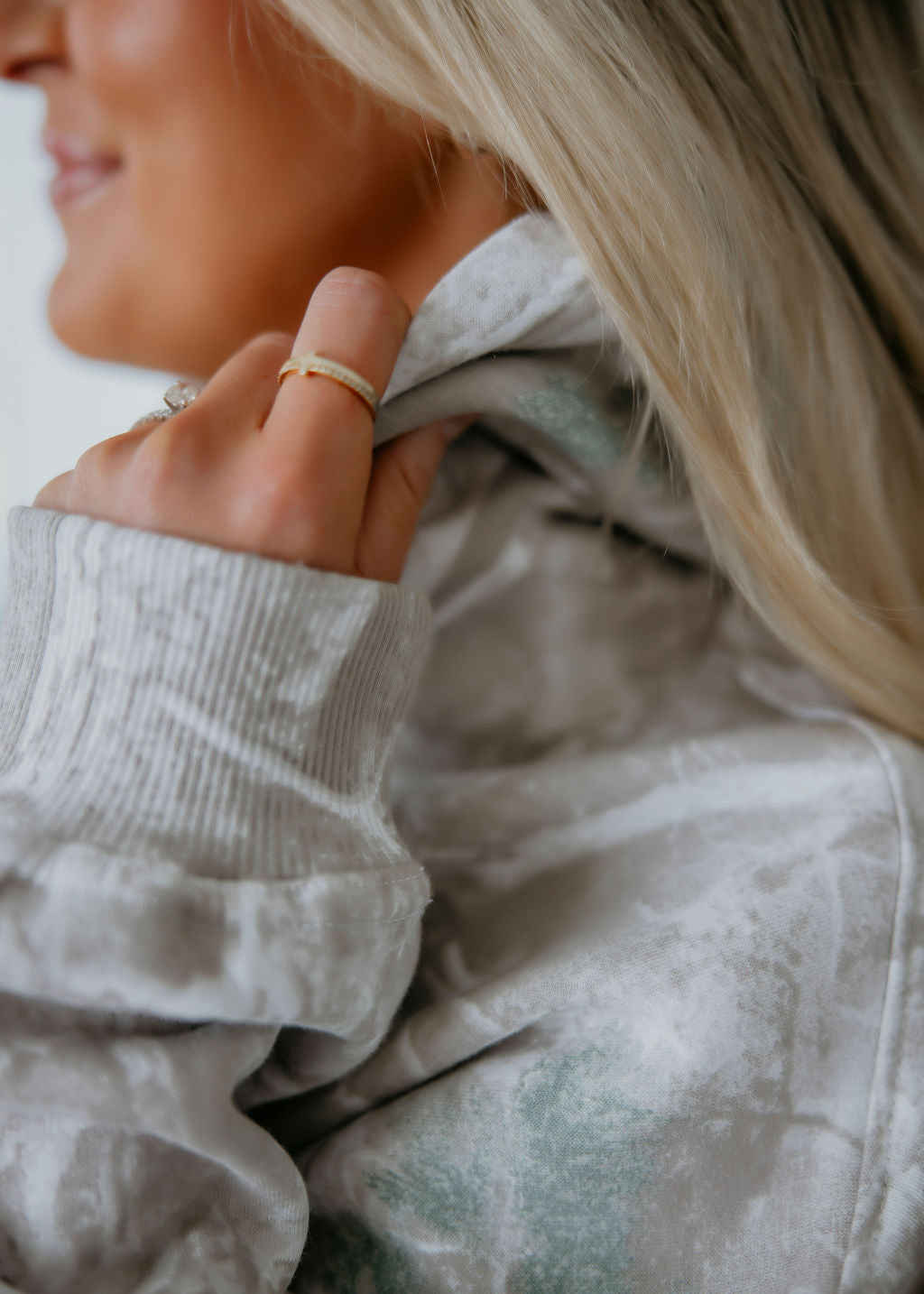 Faded Camo Hoodie by Lily & Lottie