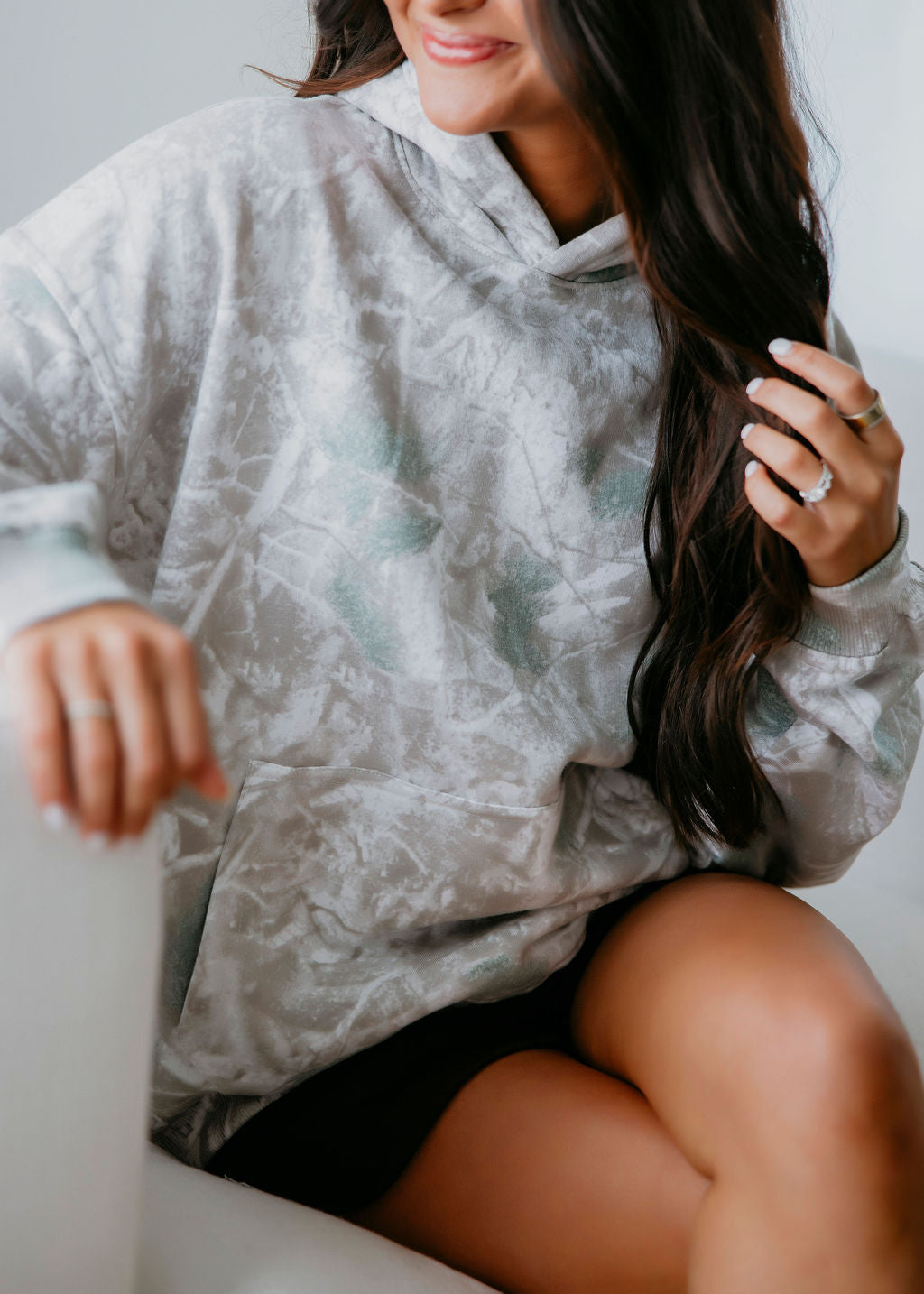 Faded Camo Hoodie by Lily & Lottie