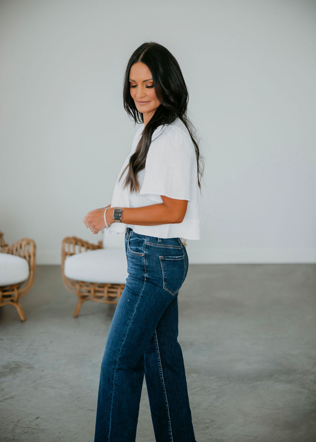 Tandy Pintuck Blouse