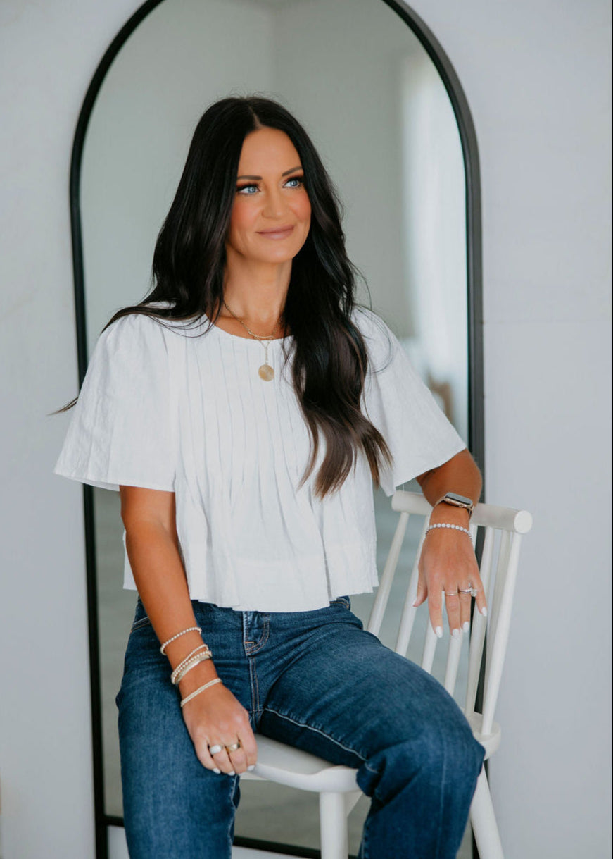 Tandy Pintuck Blouse