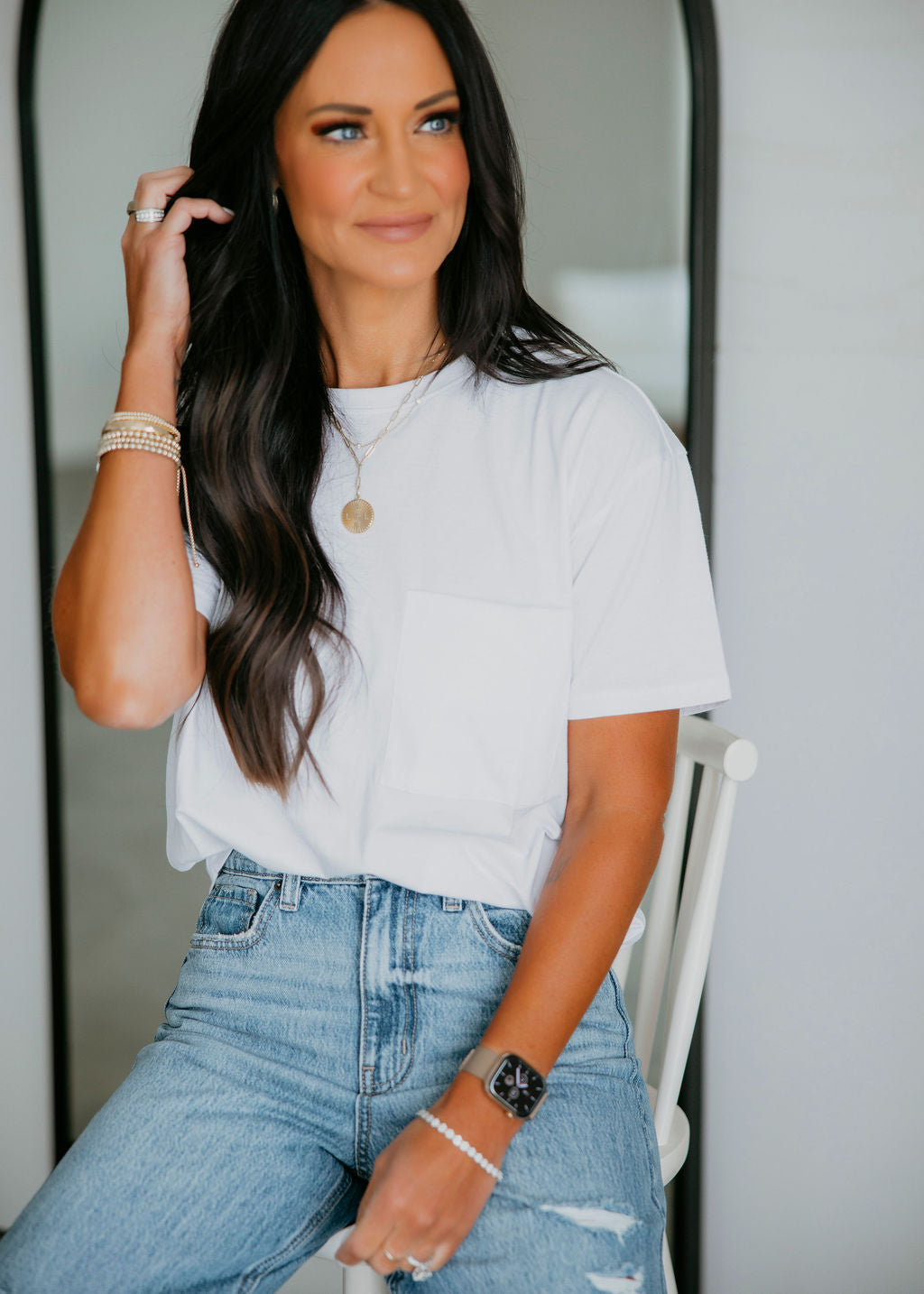 Lauren Pocket Tee by Lily & Lottie