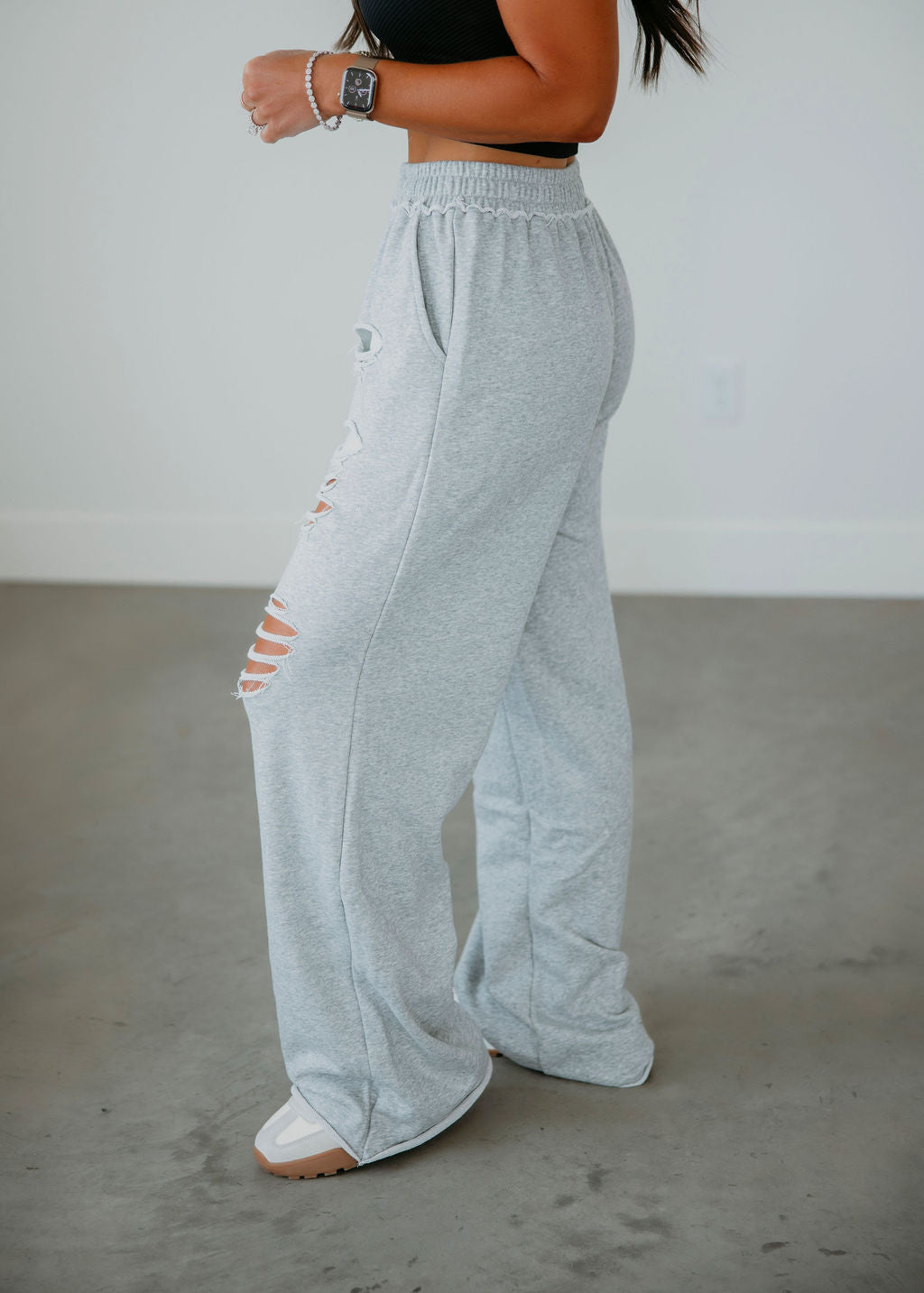 Allyn Distressed Sweatpants