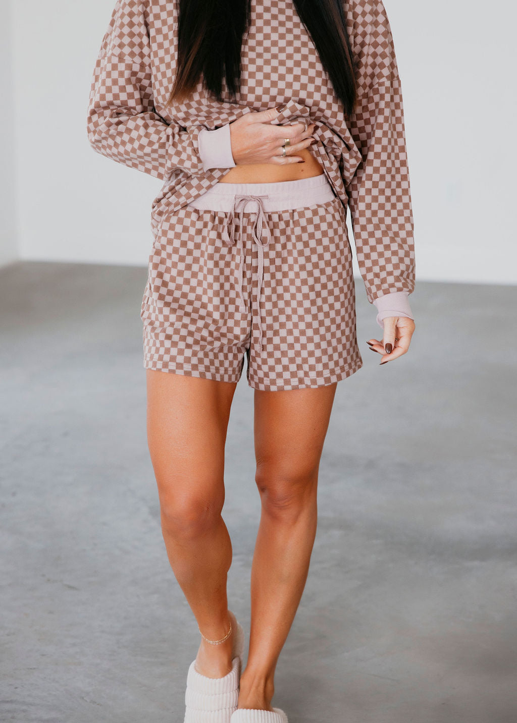 Kallin Checkered Short Set