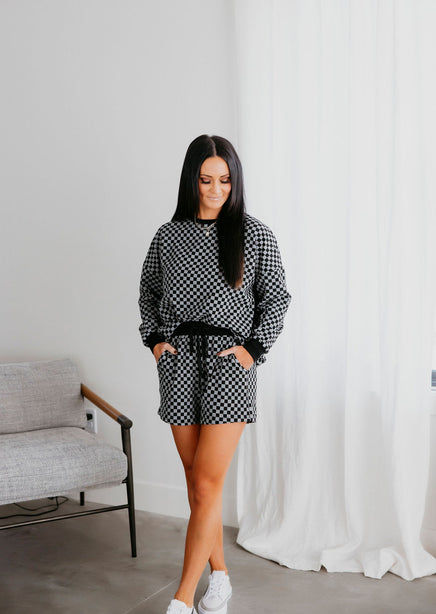 Kallin Checkered Short Set