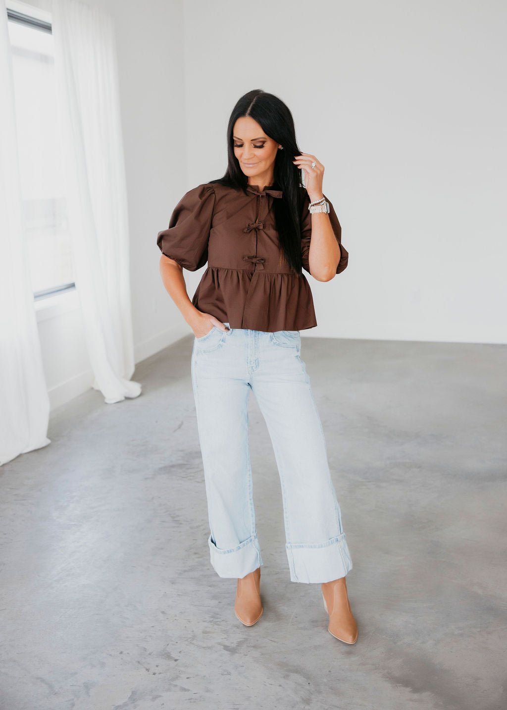 Alicen Puff Sleeve Blouse