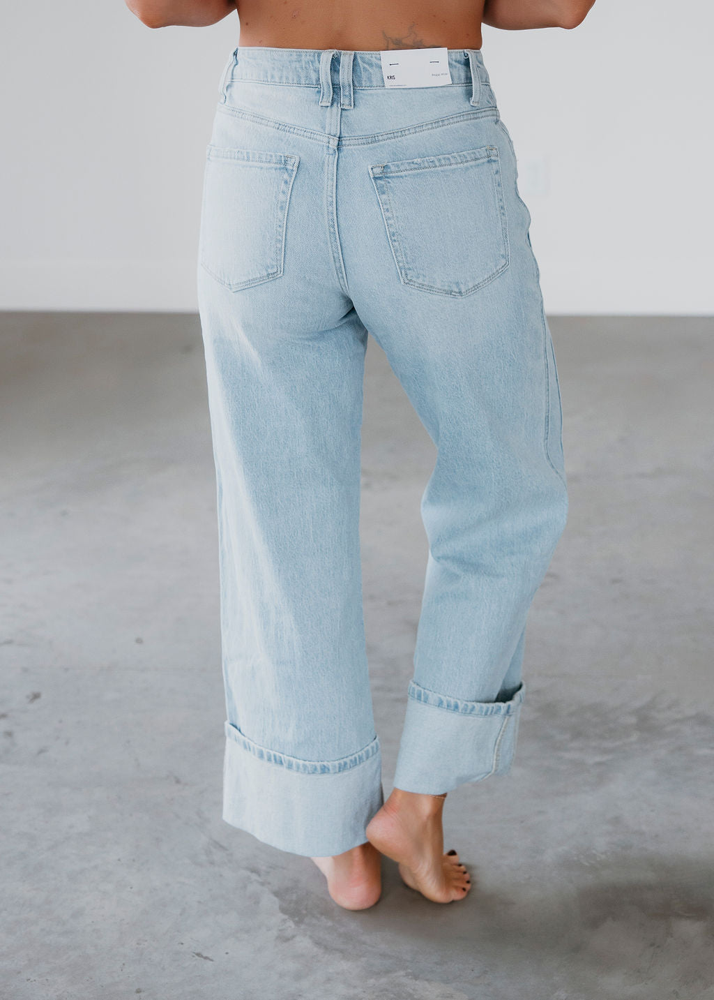 Stormie Vervet Cuffed Jeans