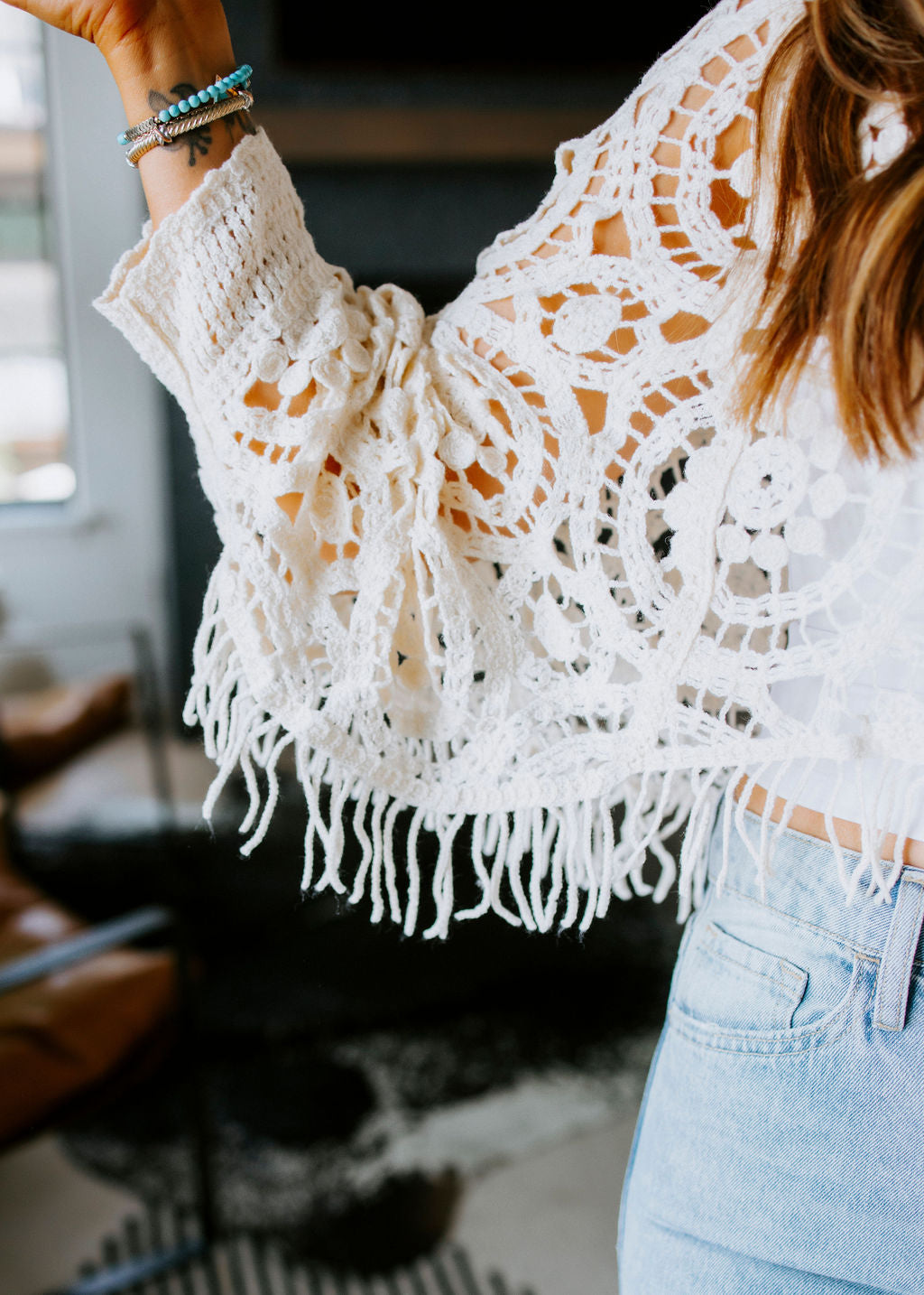 Stellan Lace Crochet Top