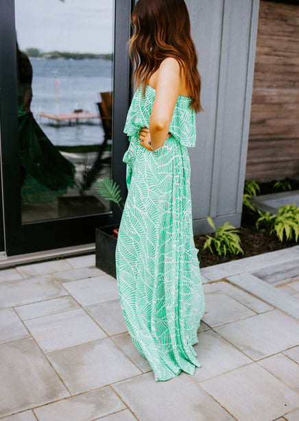 Santorini Strapless Maxi Dress