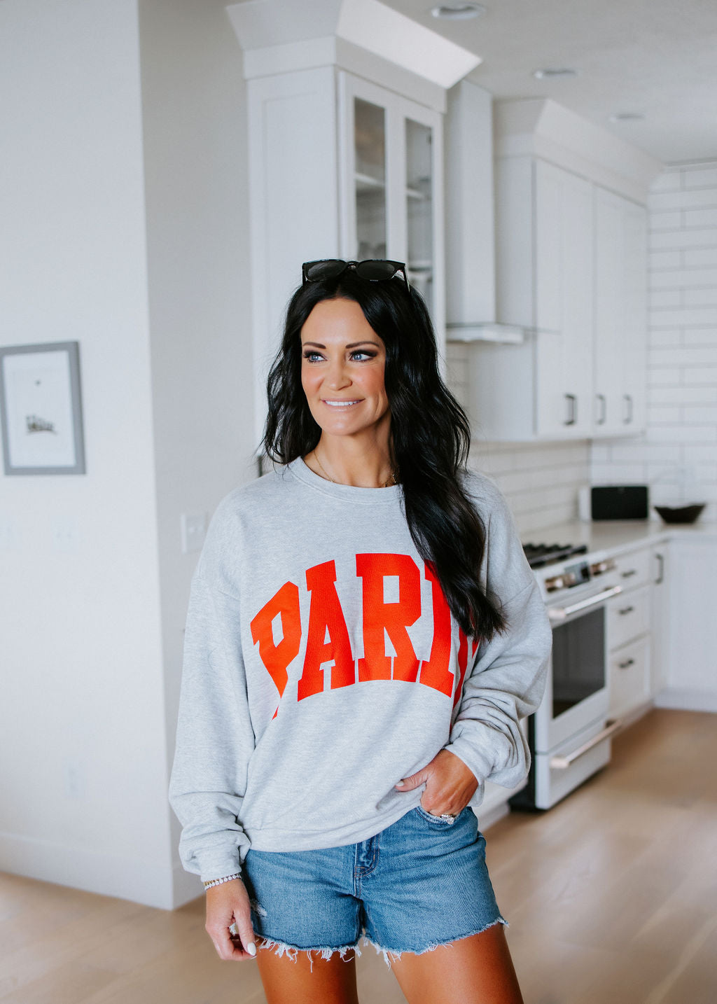 Paris Oversized Graphic Sweatshirt