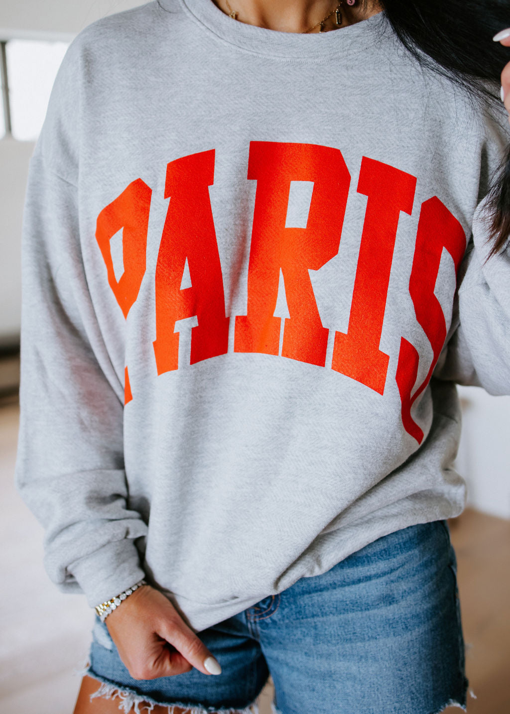 image of Paris Oversized Graphic Sweatshirt