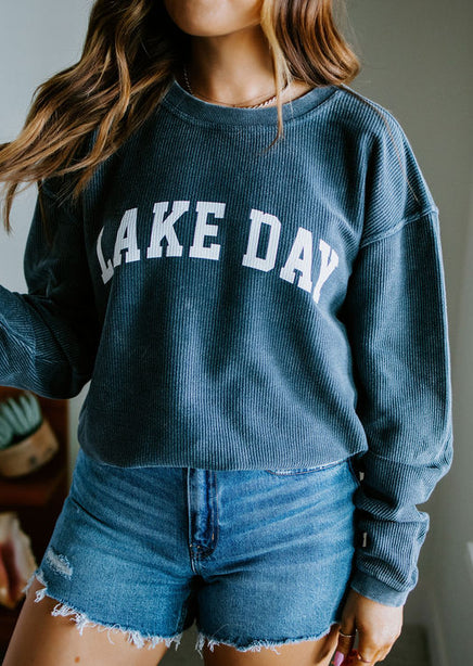 Lake Day Corded Pullover