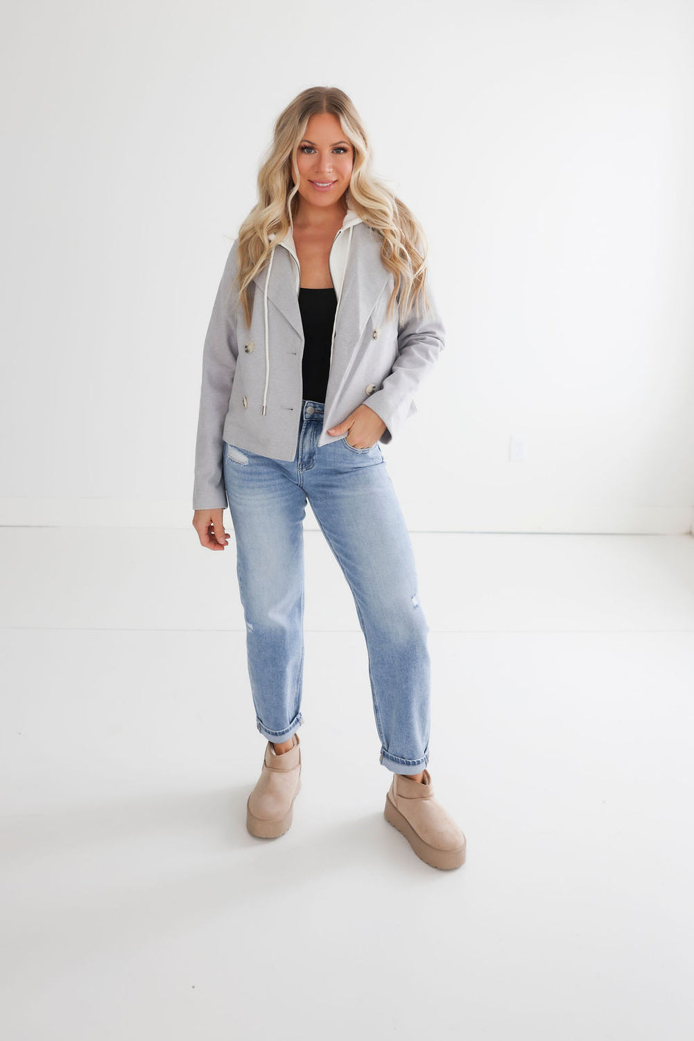 Constance Twofer Crop Jacket