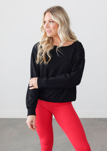 Beckham Off Shoulder Sweatshirt product view