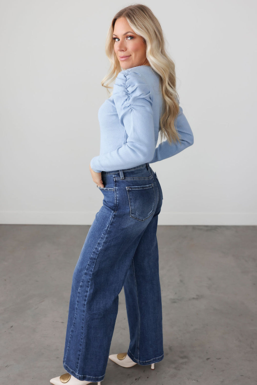 Darcie Puff Sleeve Sweater