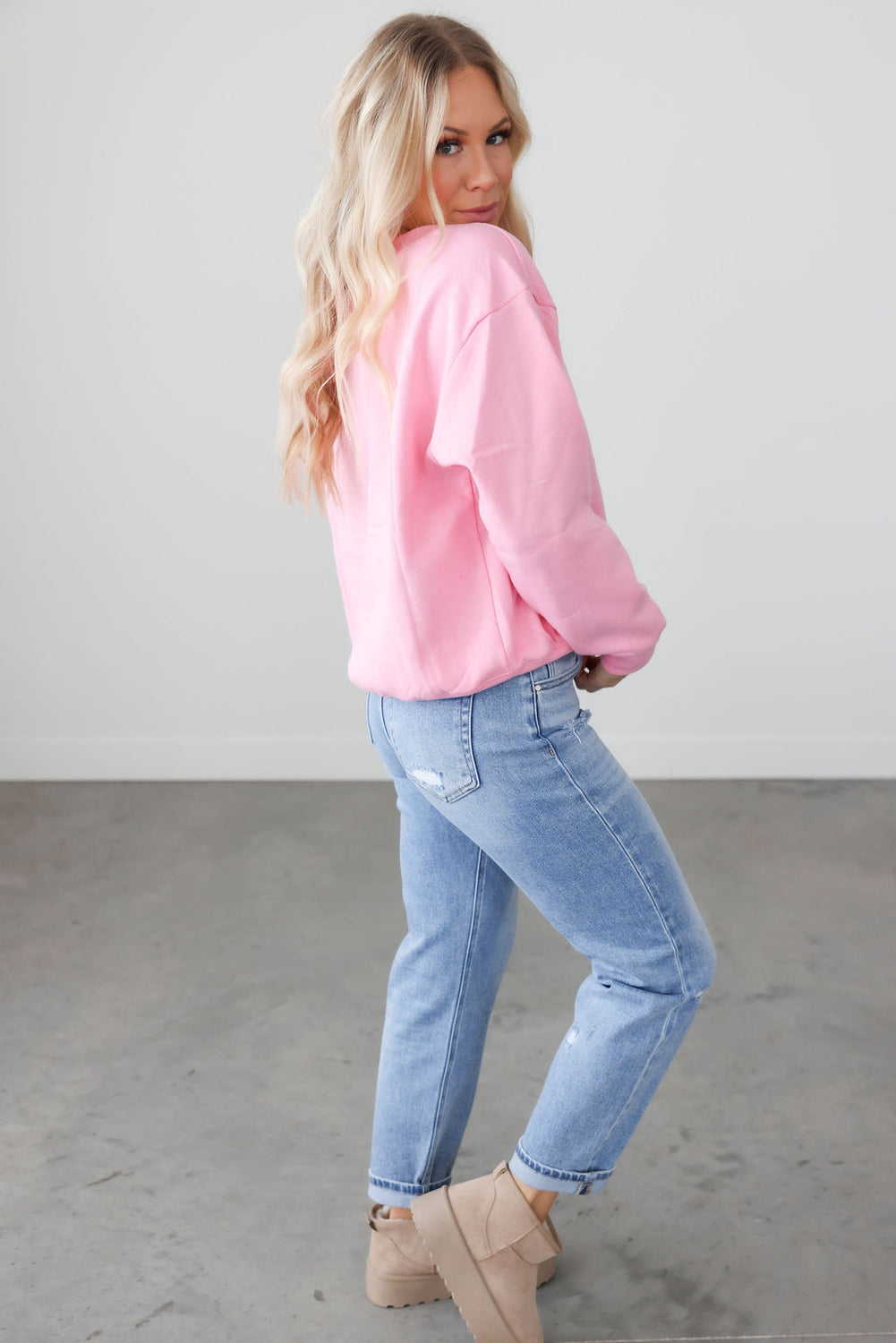 Beckham Off Shoulder Sweatshirt