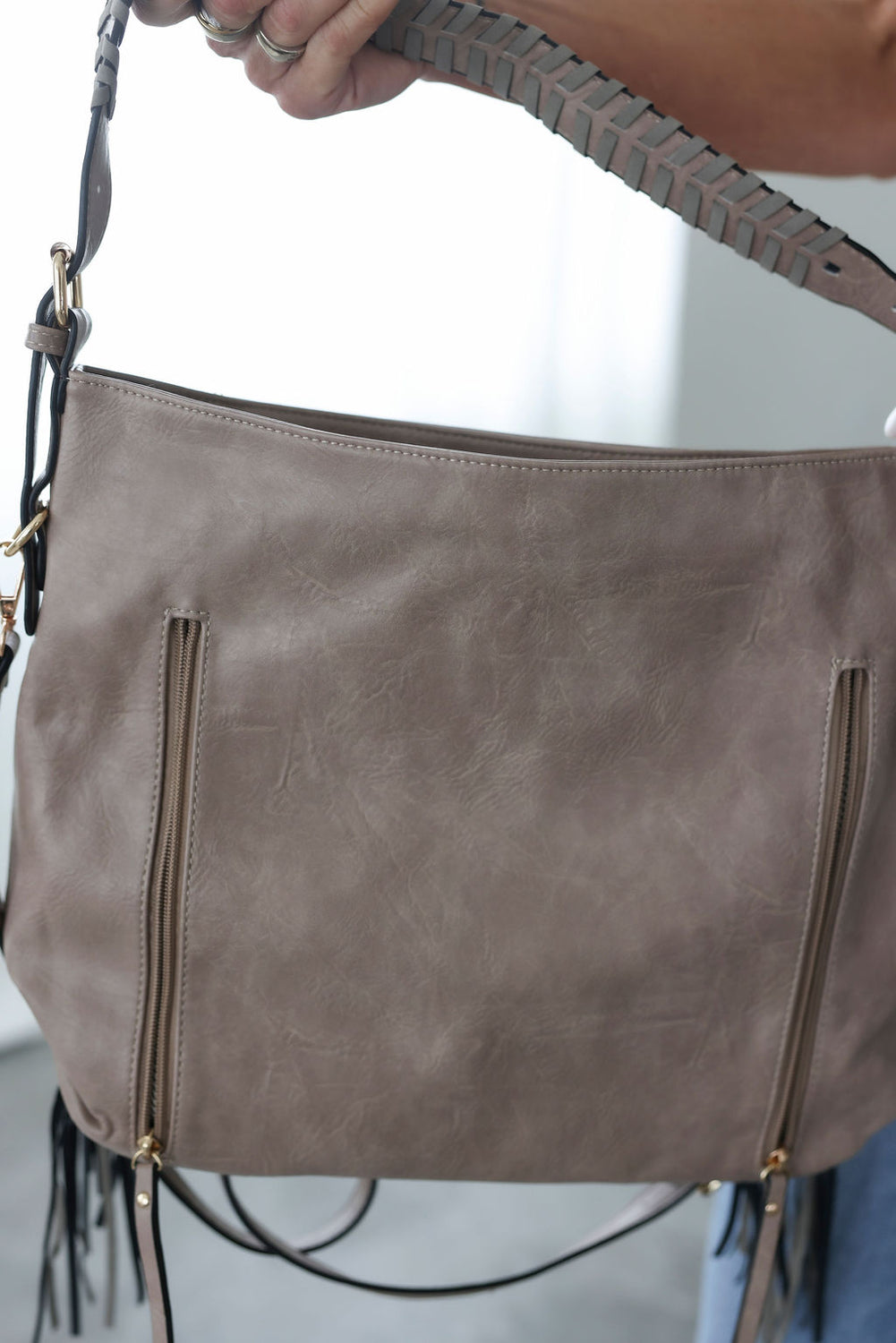 Talyn Fringe Hobo Bag