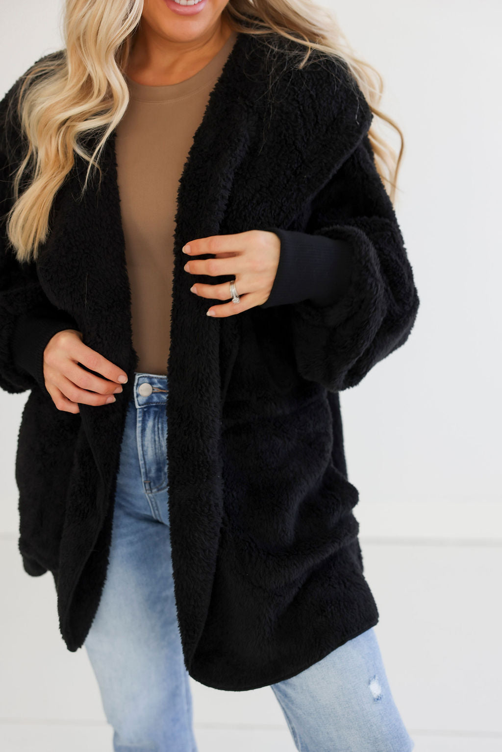 Mari Fur Hooded Cardigan – Lauriebelles