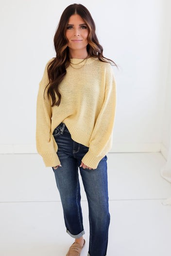 Elara Balloon Sleeve Sweater