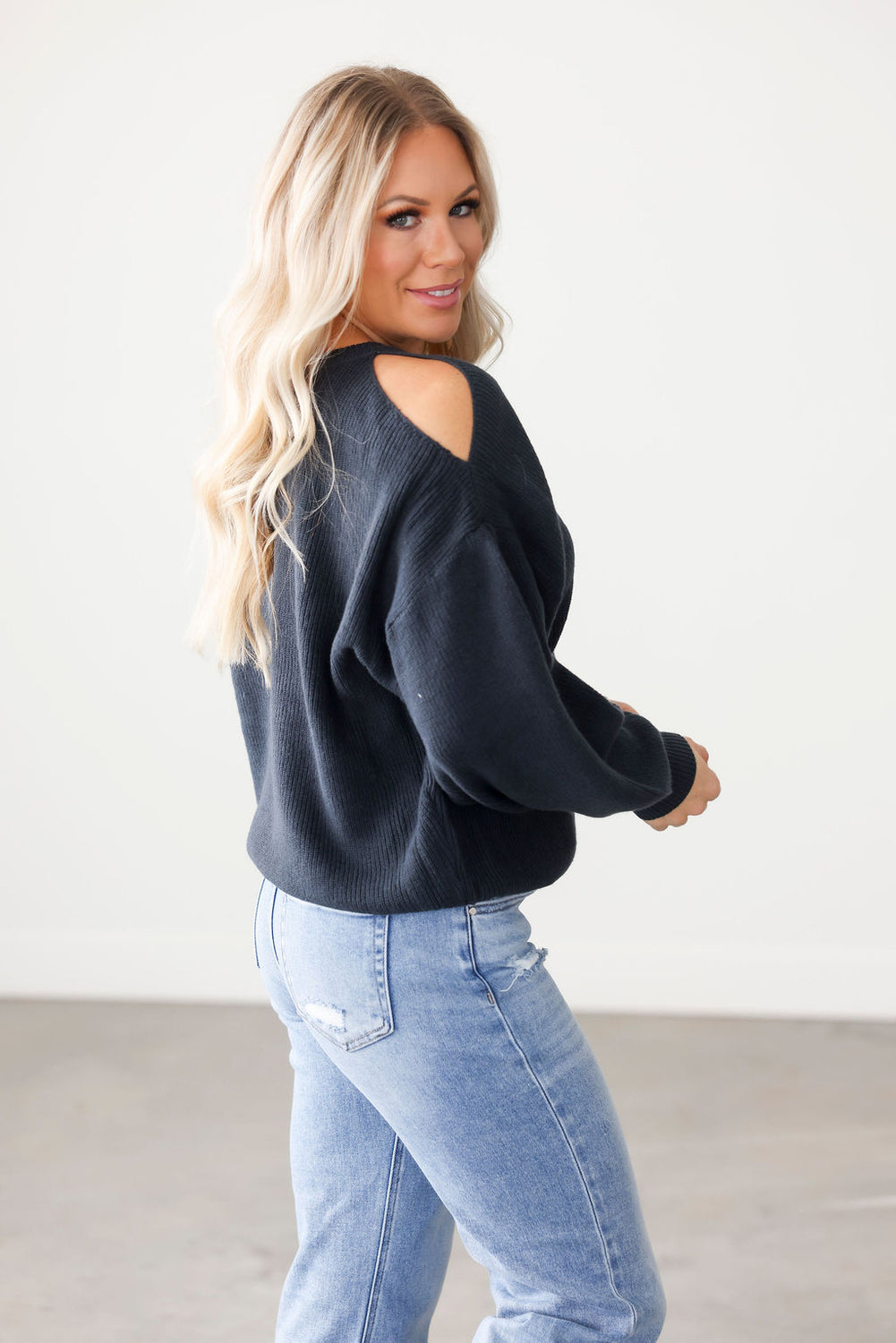 Hera Cold Shoulder Sweater