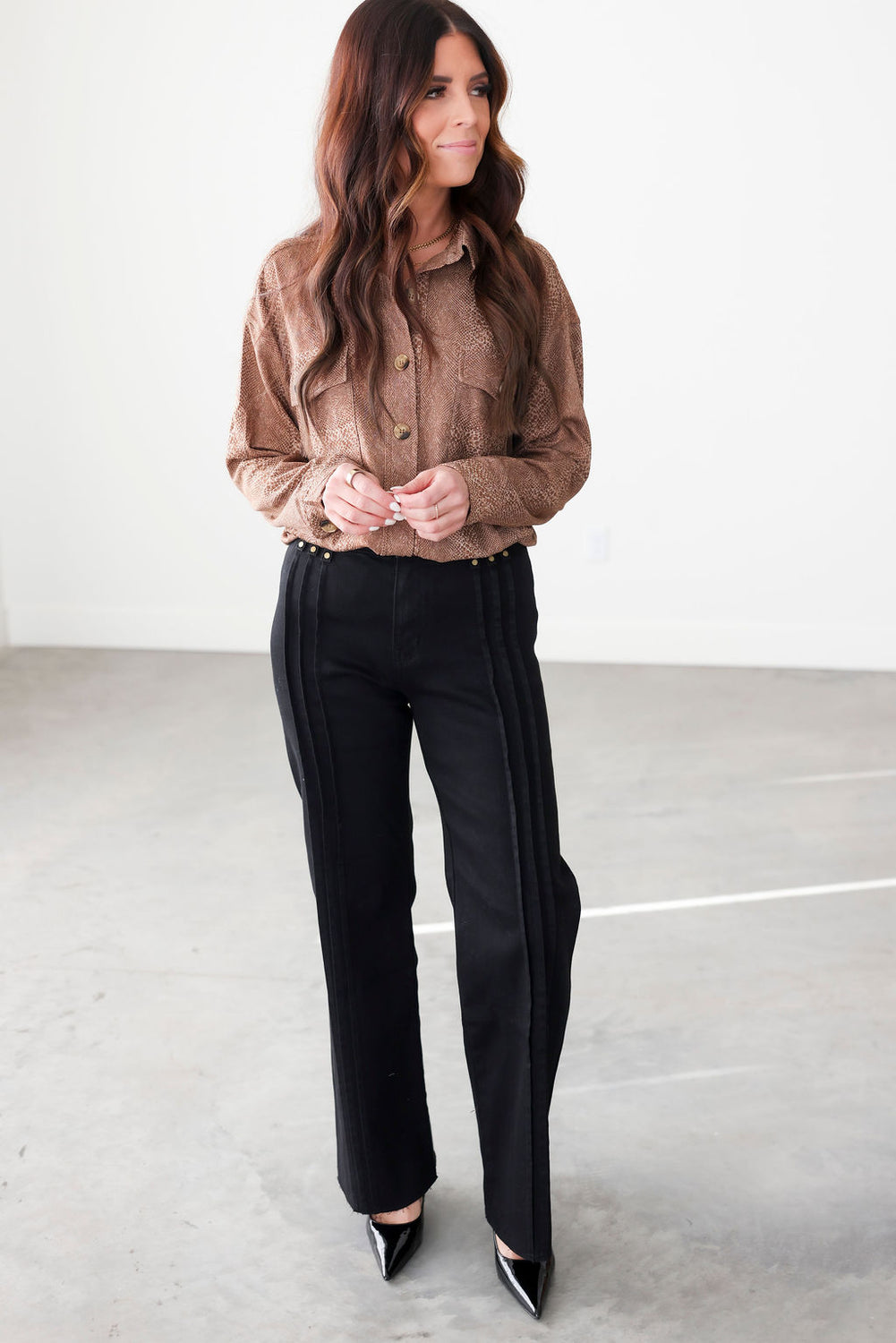 Klay Snake Print Shirt