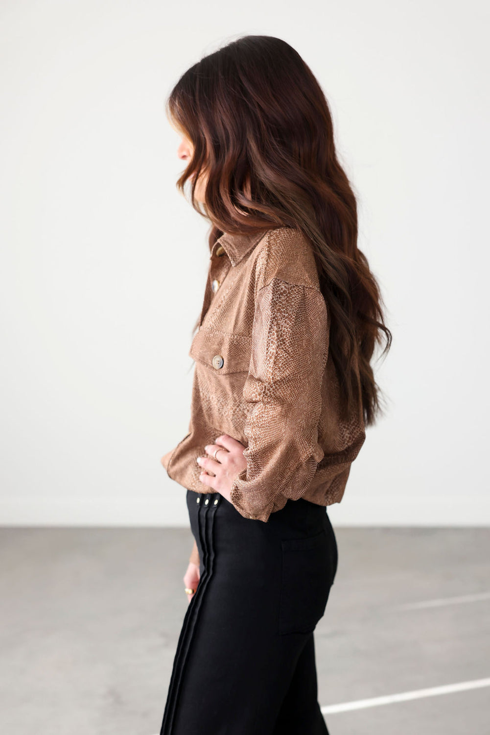 Klay Snake Print Shirt