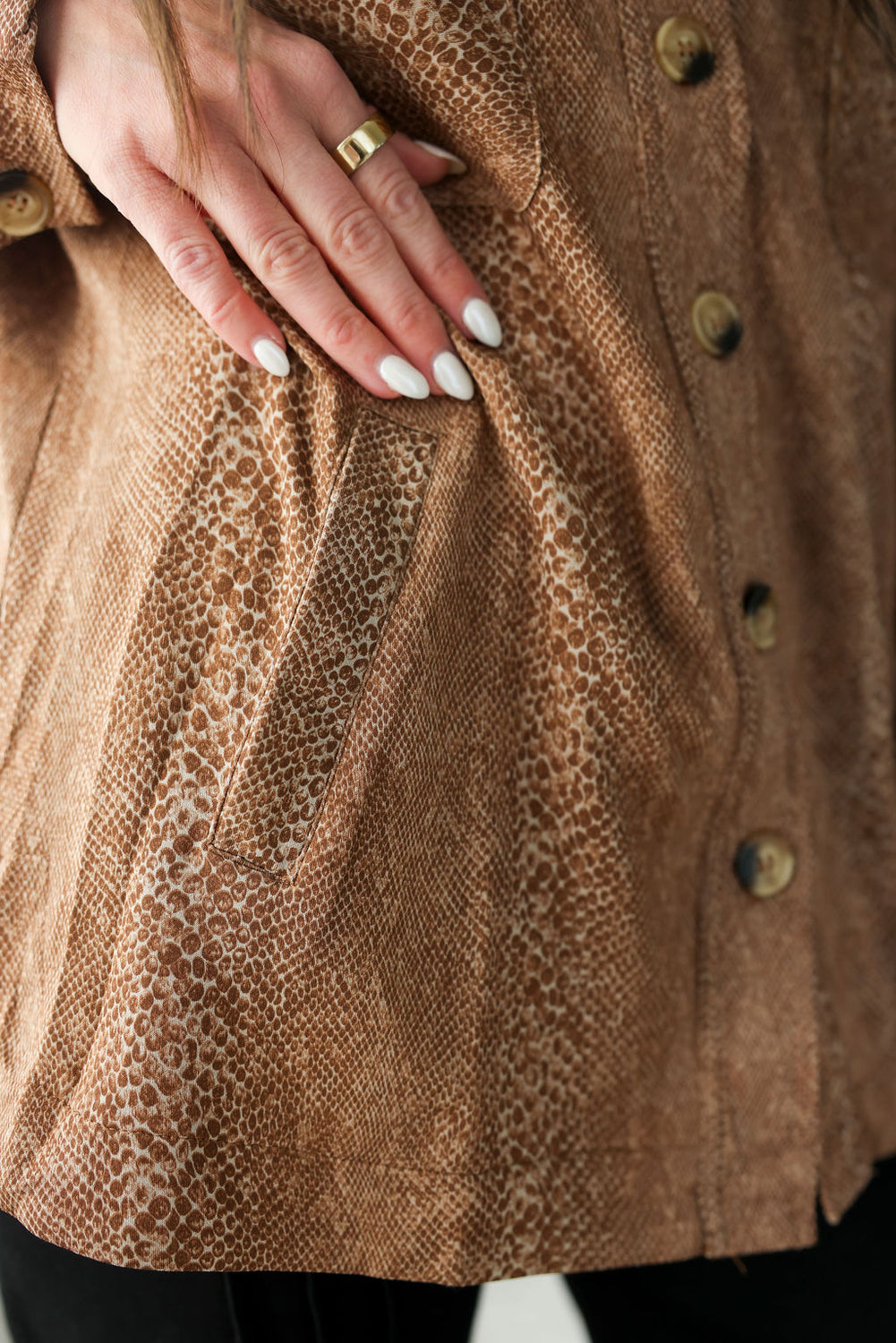 Klay Snake Print Shirt