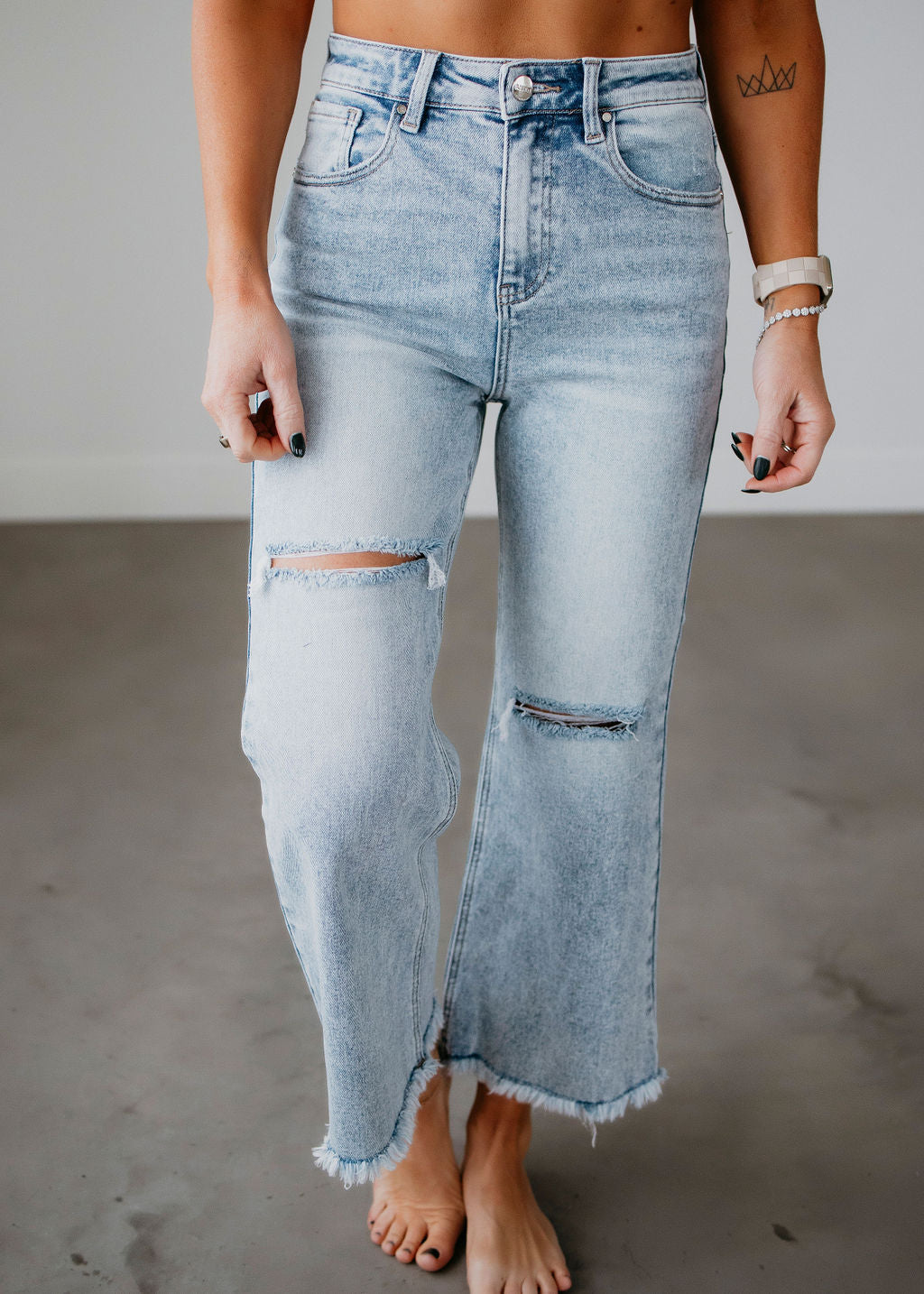 image of Viola Wide Leg Jeans