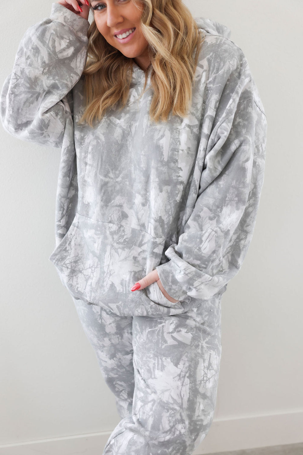 Fog Camo Hoodie by Lily & Lottie
