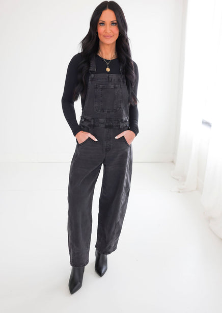 Cinda Cello Barrel Overalls product view