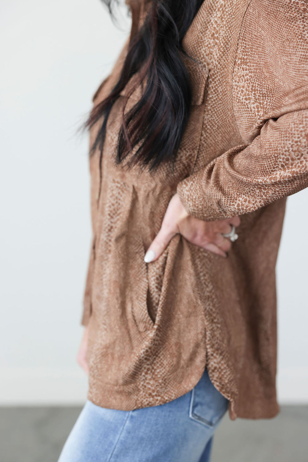 Klay Snake Print Shirt