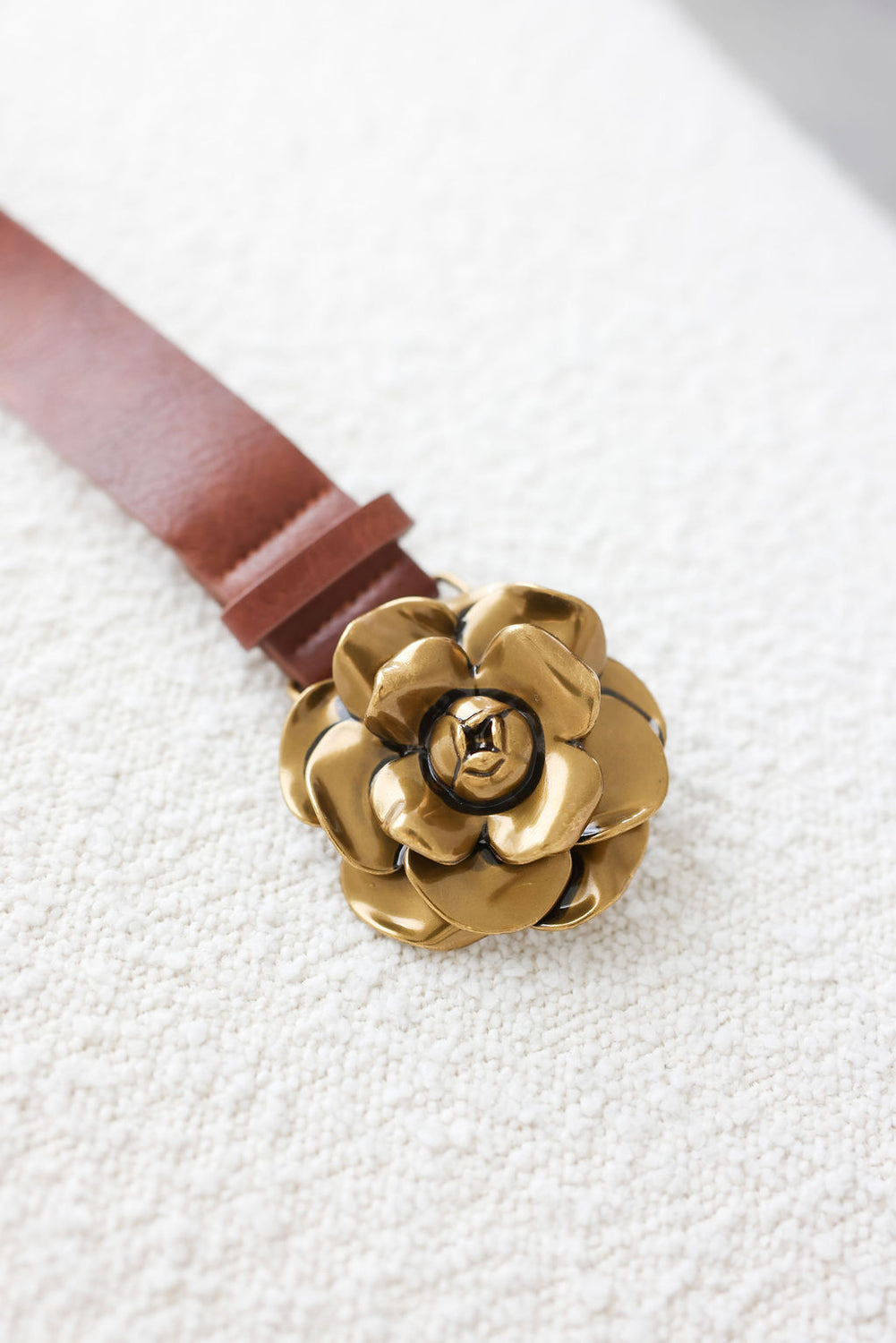 Floral Buckle Belt