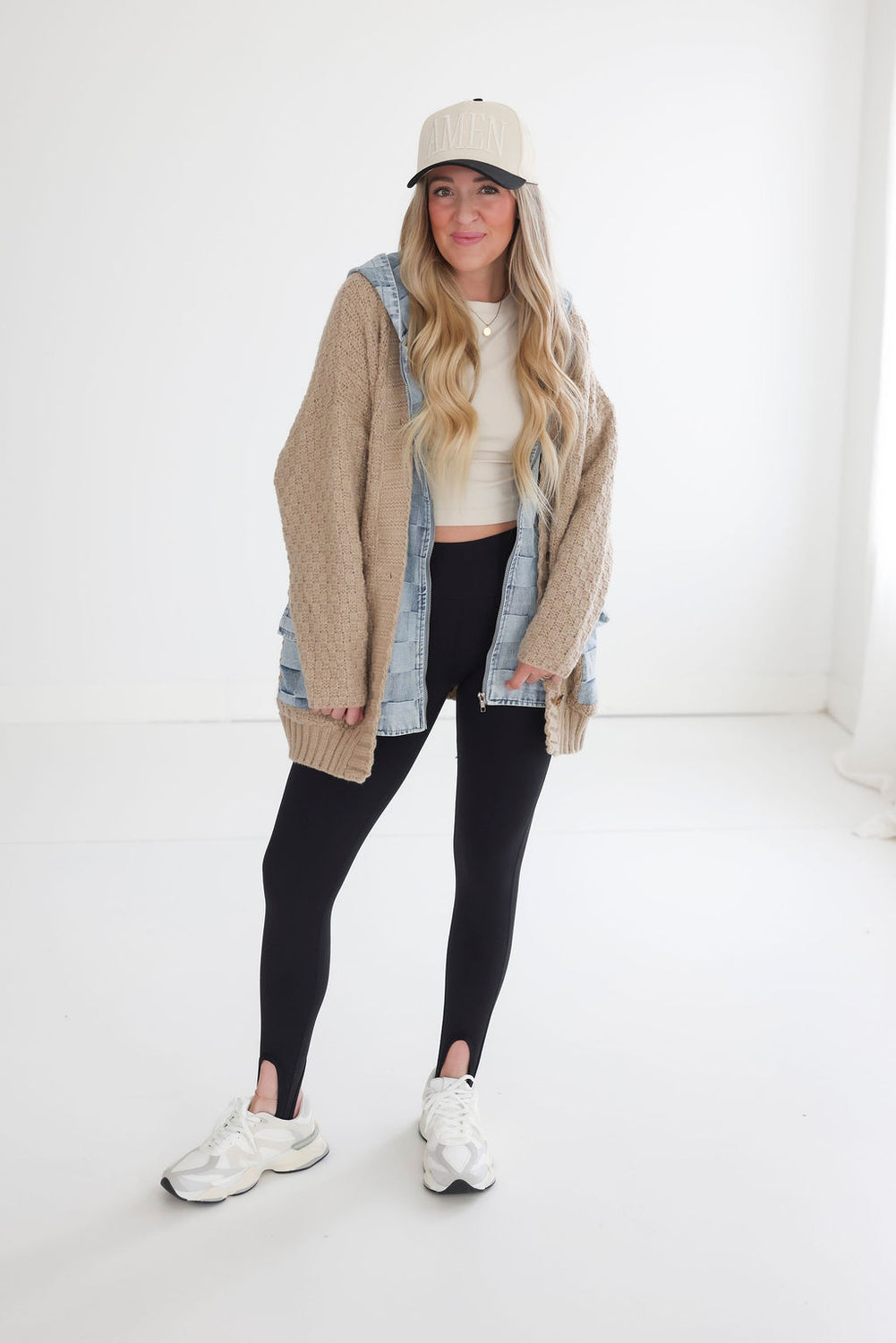 Tony Checkered Knit Cardigan