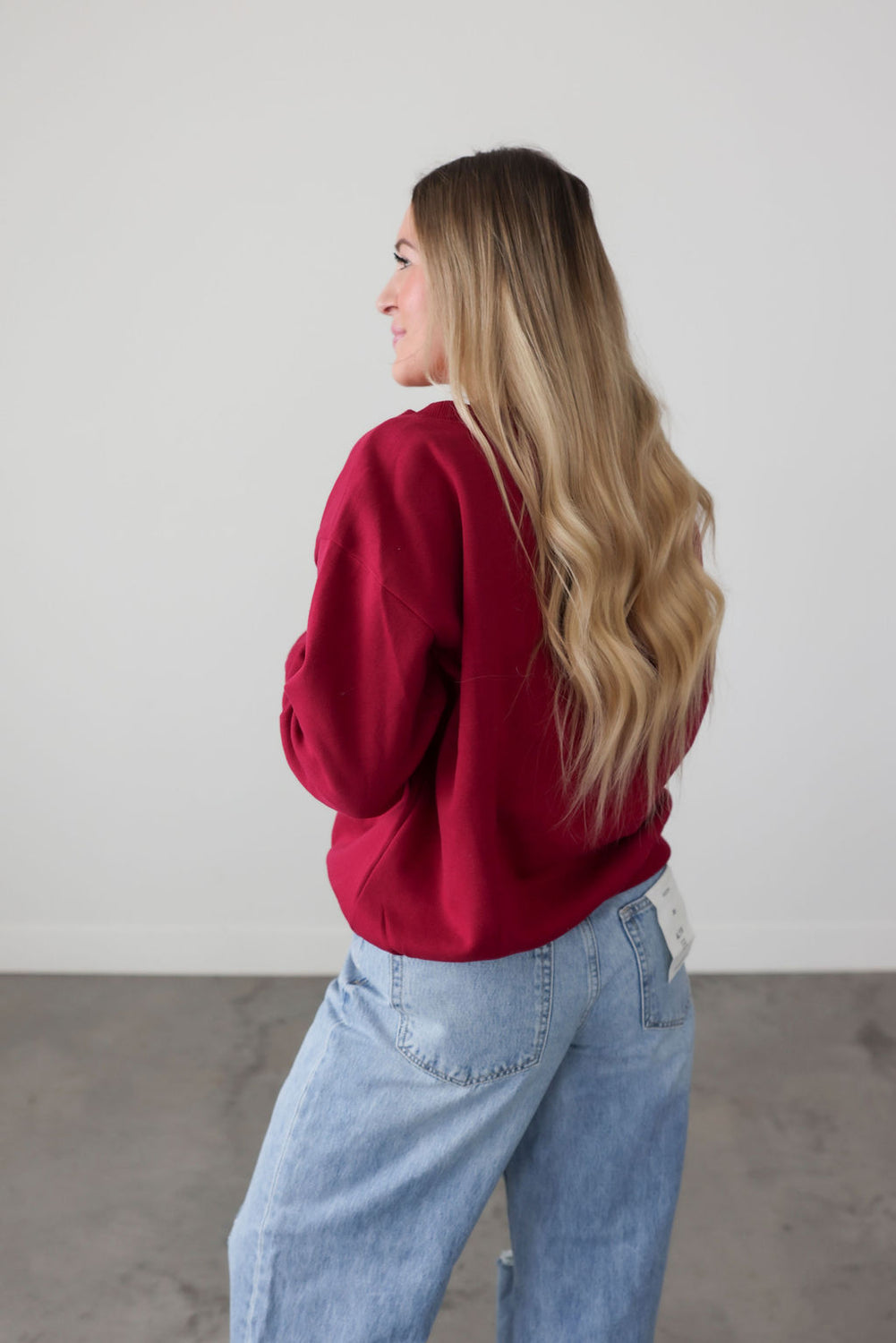 Beckham Off Shoulder Sweatshirt