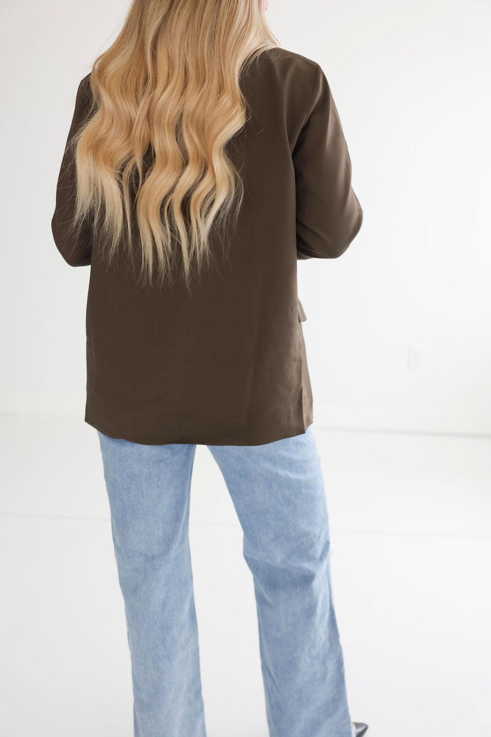 Chessa Ruched Sleeve Blazer