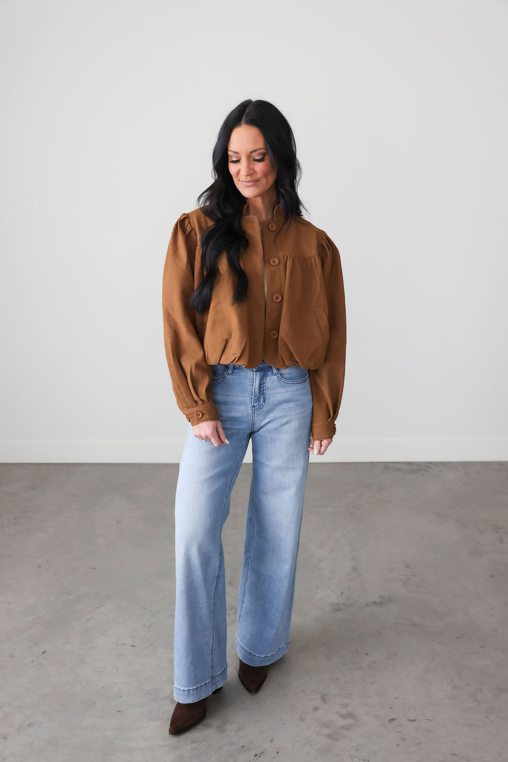 Kaylen Bubble Crop Jacket