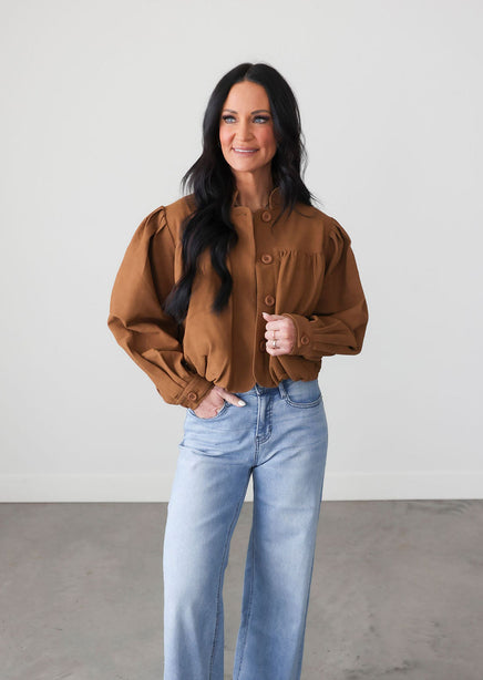 Kaylen Bubble Crop Jacket product view