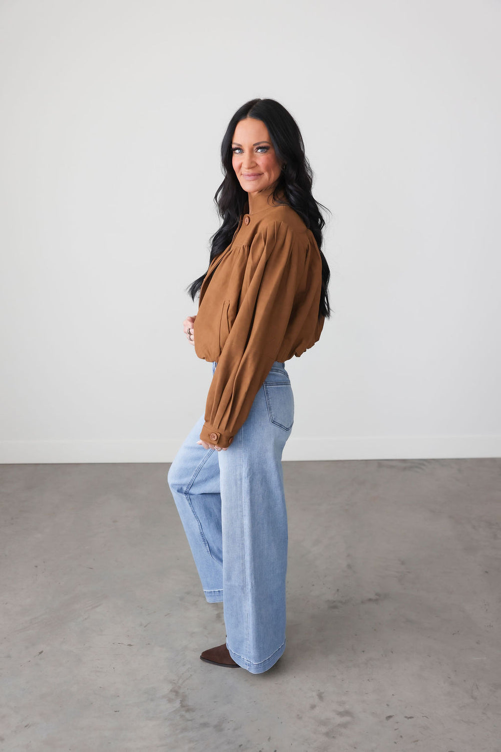 Kaylen Bubble Crop Jacket