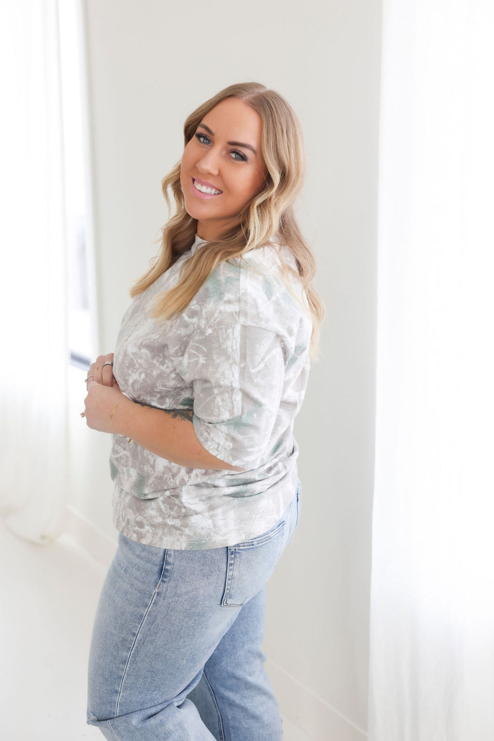 Camo Crew T-Shirt by Lily & Lottie