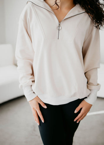 Danelle Half Zip Pullover