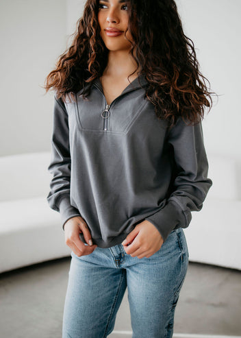 Danelle Half Zip Pullover