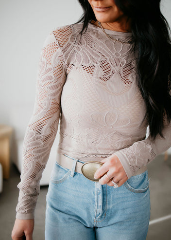 Rachelle Mesh Top