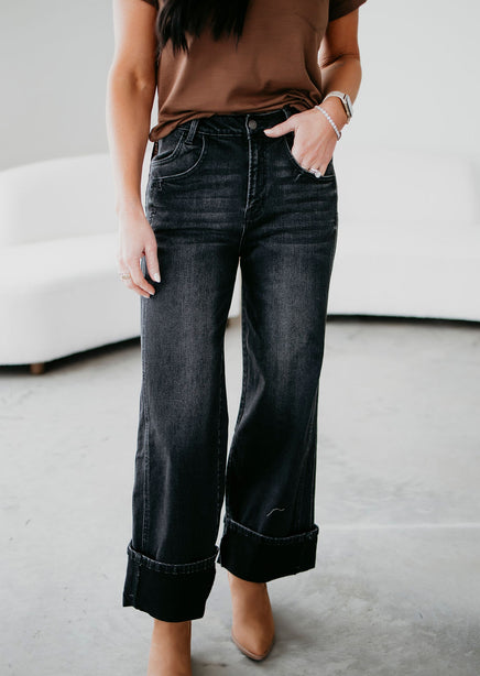 Stormie Vervet Cuffed Jeans