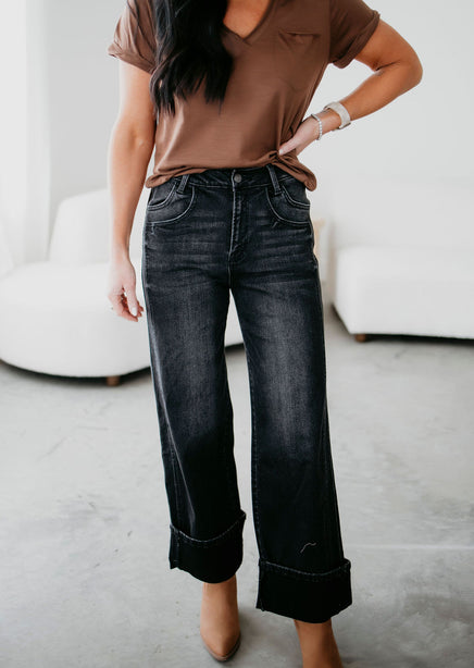 Stormie Vervet Cuffed Jeans